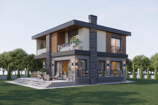 195 m² Çift Katlı GazÇelik Ev