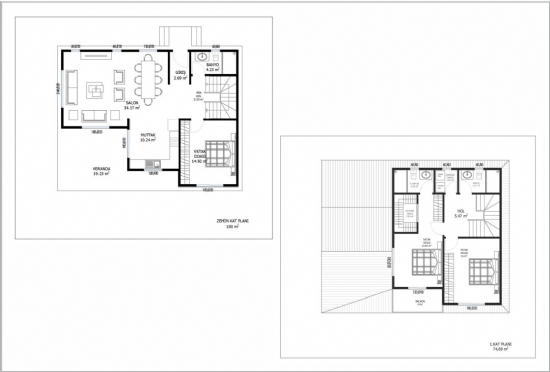 KVN-2174 Gazçelik Yapı 174m²